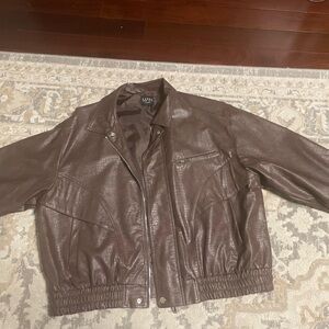 ASOS Brown Leather Jacket